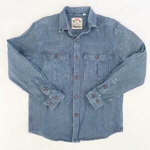 Men's Blue Striped Shirt